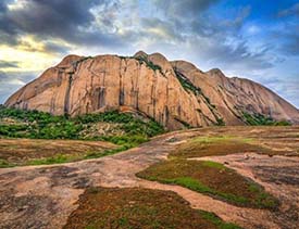 Trekking at Savandurga Hill